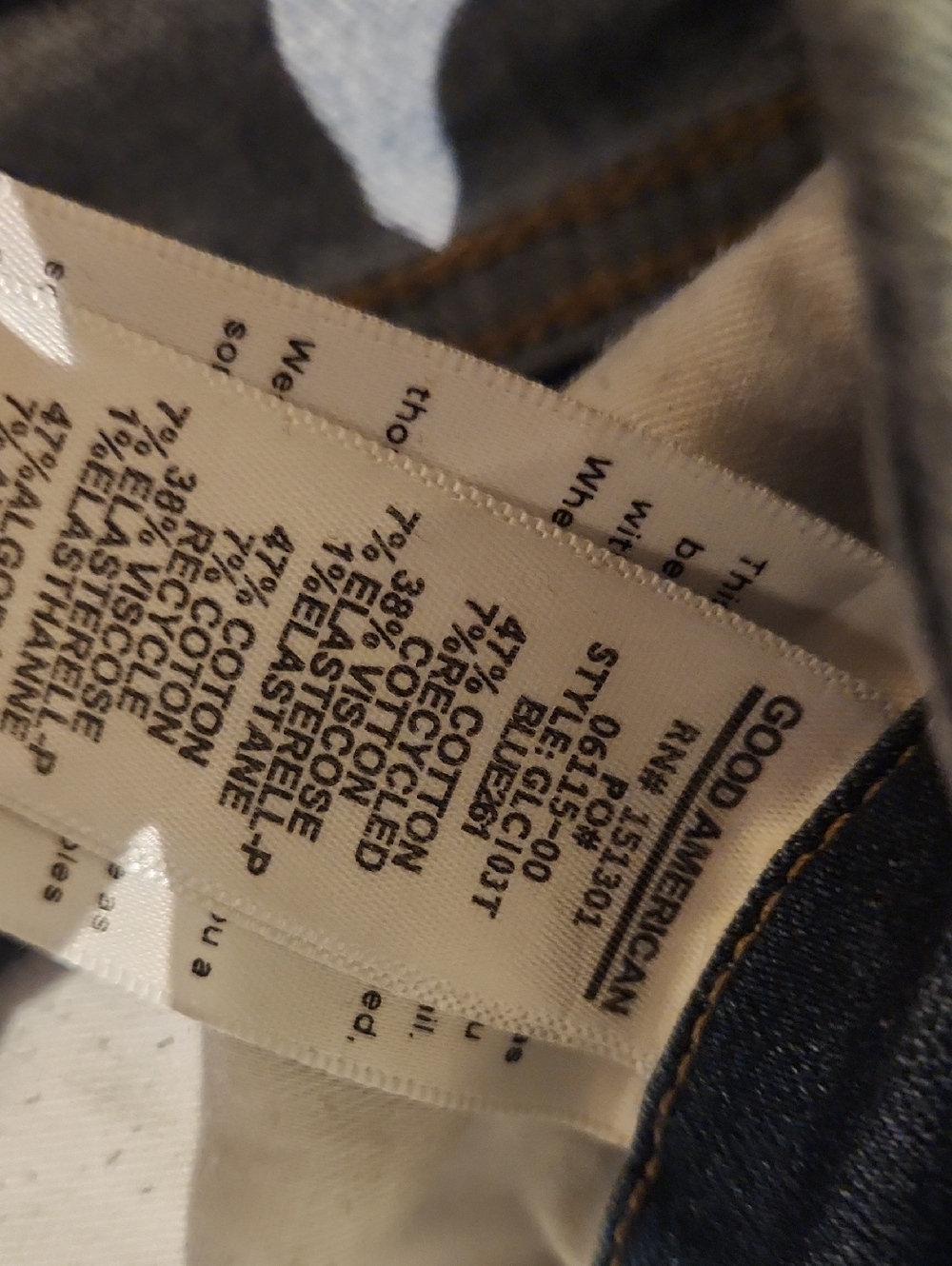 ❤️ GOOD AMERICAN HIGH RISE SKINNY JEANS, DISTRESSED, 6 (28) - Picture 9 of 10